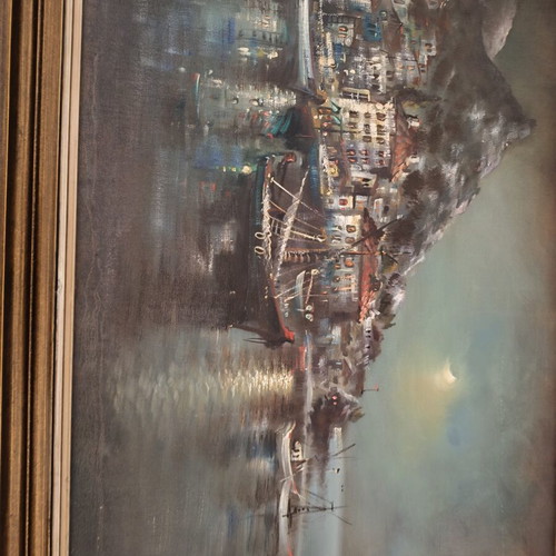 Oil painting N. Papadopoulos like new, 130x100 cm framed