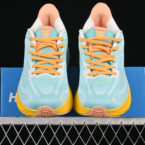 Hoka One One Clifton 10 Blue Spark men's running shoes