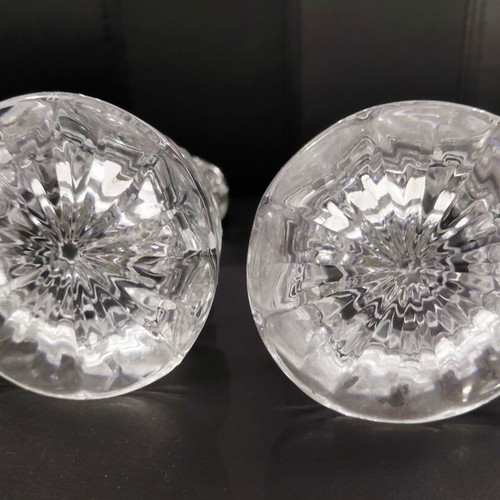Bohemia 79900 crystal salt and pepper shakers like new