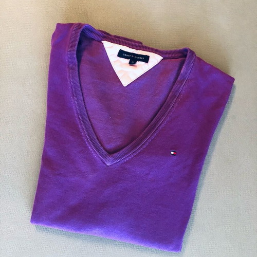 Tommy Hilfiger blouse size M purple like new