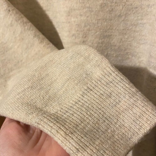 Beige pullover like new, large fits small and medium