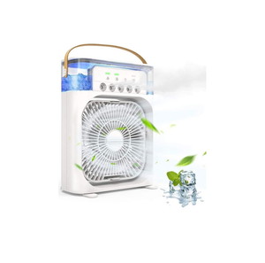 Φορητό Air Cooler & Υγραντήρας με Φωτισμό LED RGB 173041 Λευκό