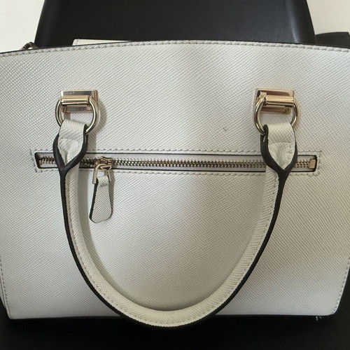 Guess Noelle white shoulder bag