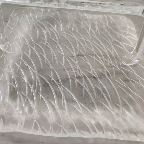 Glass serving tray like new