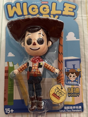 Toy Story Woody Miniso Wiggle Baby vinyl toy pendant