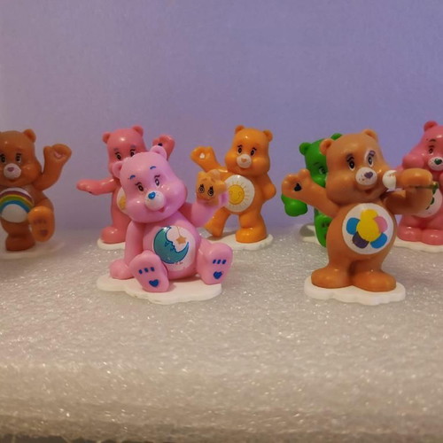 Care Bears collectible figure set of 12, like new