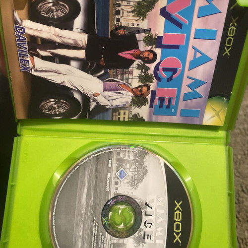 Miami Vice Xbox game classic OG CIB