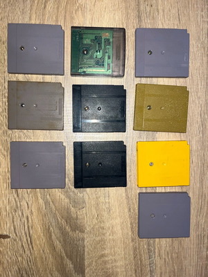 Gameboy collection of 10 used games
