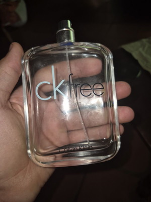 Calvin Klein CK Free men cologne bottle, empty