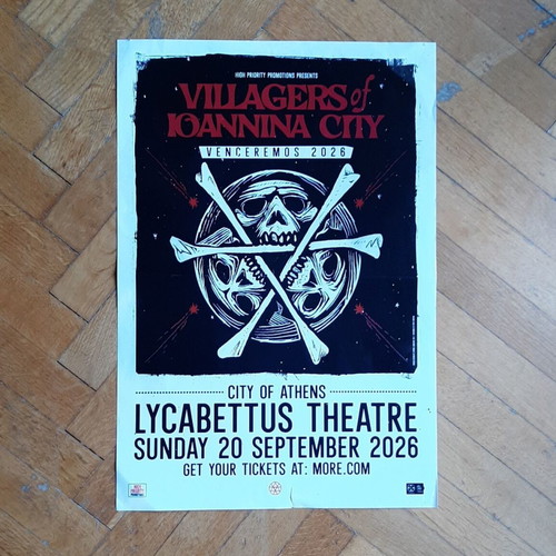 Villagers of Ioannina City original concert poster used