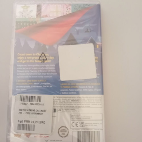 Advent Calendar Nintendo Switch game