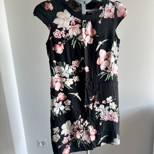Floral mini dress Billie And Blossom Dorothy Perkins like new, black multicolor