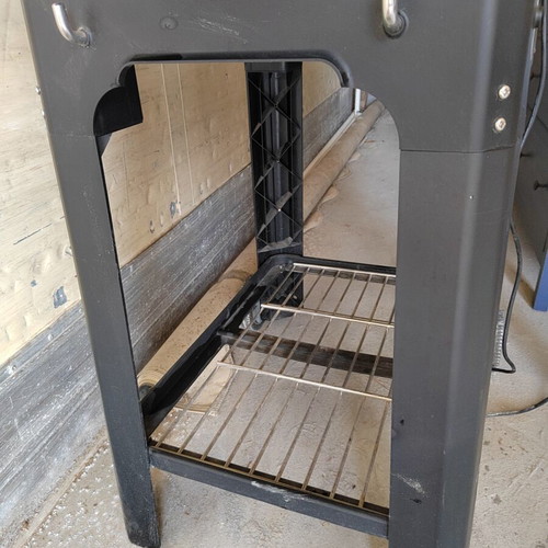 Severin SEVO GTS Electric Grill 3000W used with wheeled base and thermometer