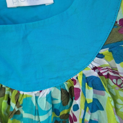 Promod colorful top like new, cotton, size M