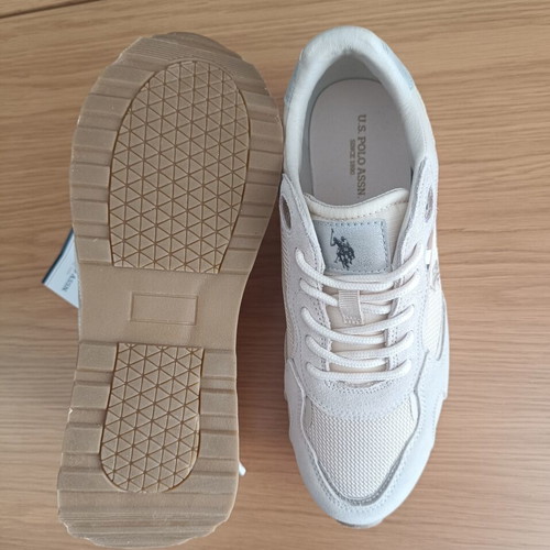 U.S. Polo Assn. Chunky Sneakers Vicky001 new, beige/powder pink, size 38
