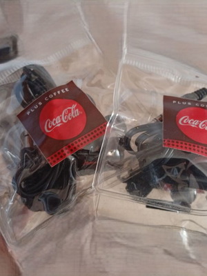 Ακουστικά Coca-Cola καινούργια, πακέτο δύο