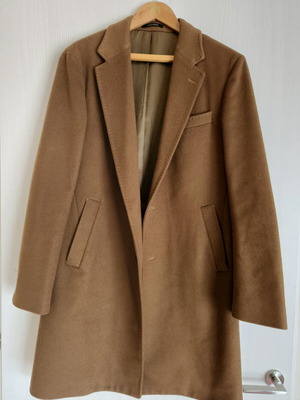 Massimo Dutti men's coat like new, size 50, brown