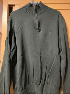 Nautica Quarter-Zip Sweatshirt μέγεθος L-XL, σαν καινούργιο, πράσινο