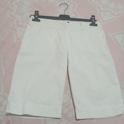 Armani Jeans women's bermuda shorts like new, white cotton jeans