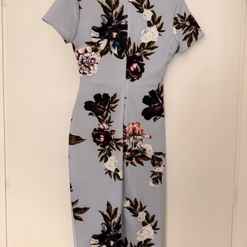 Elegant dress like new, multicolor turquoise, size M