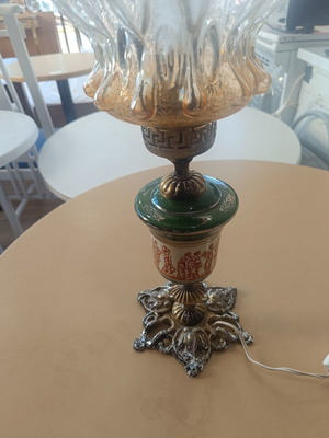 Vintage table lamp used, dimensions 0.42x0.15 m