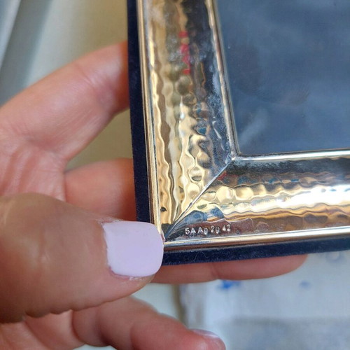 Silver photo frames new, set of 2 pieces
