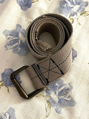 Gray belt used adjustable