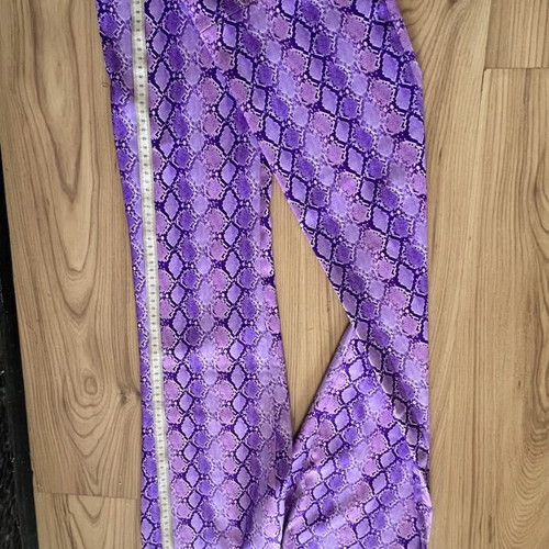 Stretch Atlas trousers new, size S, purple