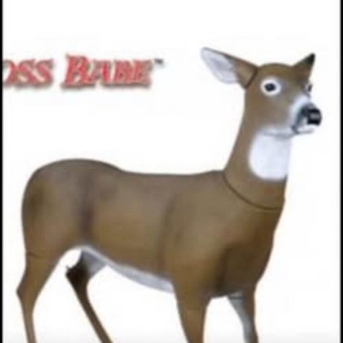 Decorative plastic heavy-duty deer at natural size, new