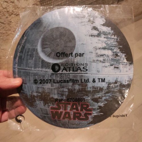 Star Wars Death Star 2007 Lucasfilm mouse pad new, 22cm packaging