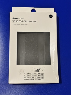 Sinsay Waterproof Phone Case Black new