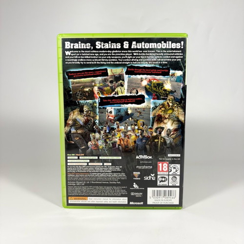 Blood Drive for Xbox 360 like new, complete with manual