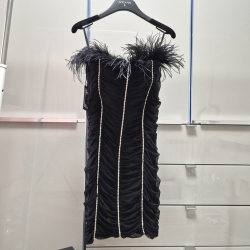 Patrizia Pepe black dress new with tag, size S