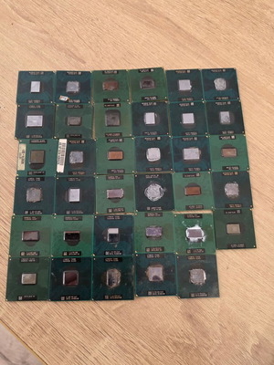 Επεξεργαστές CPU laptop μεταχειρισμένοι, διάφορα μοντέλα και sockets