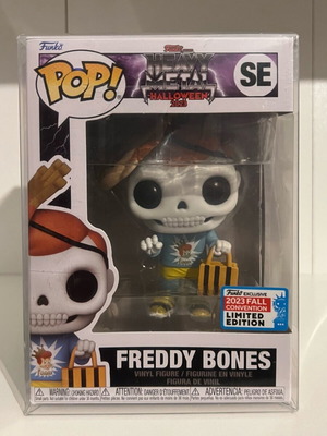 Funko Pop Heavy Metal Halloween 23 Freddy Bones Limited Edition