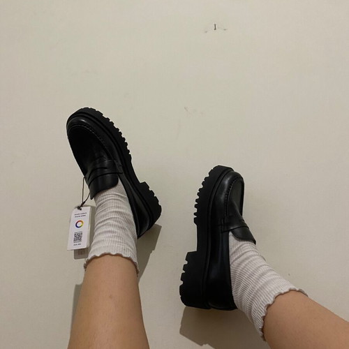 Loafers Vagabond Καινούργια Δερμάτινα Μαύρα νούμερο 40 ή 40,5