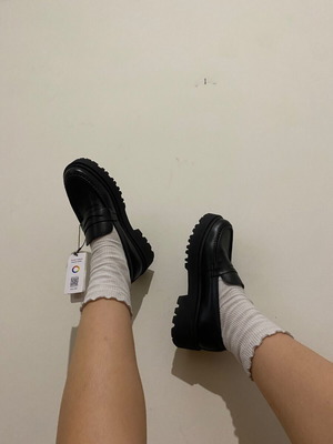 Loafers Vagabond Καινούργια Δερμάτινα Μαύρα νούμερο 40 ή 40,5