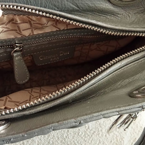 Dior Lady Dior medium handbag, grey