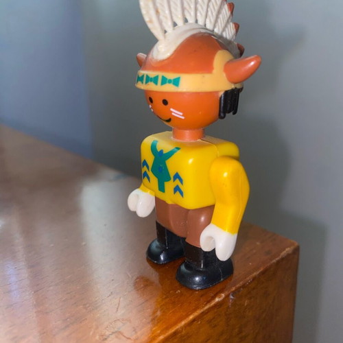 Vintage Playmobil Native American Indian figure in good condition