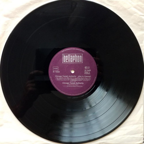 Chicago Transit Authority Live In Concert vinyl album