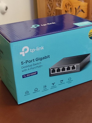 Tp-Link 5-Port Gigabit Desktop Switch with 4-Port PoE+