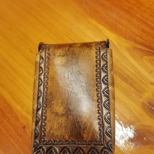 Vintage Italian Leather Cigarette Case Venezia, like new