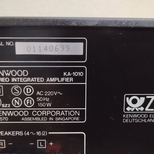 Kenwood KA-1010 stereo integrated amplifier
