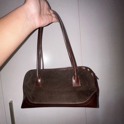 Vintage bag used, brown handbag