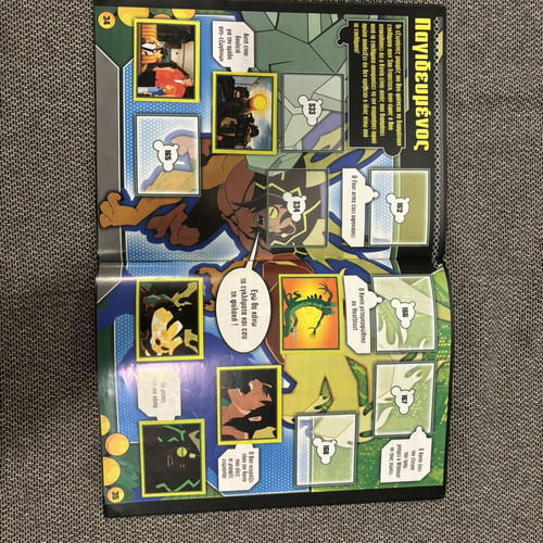 Ben10 sticker album like new with 94 stickers and poster