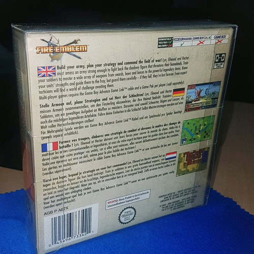 Fire Emblem Game Boy Advance English version like new