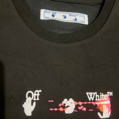 Off White T Shirt new, size large, black