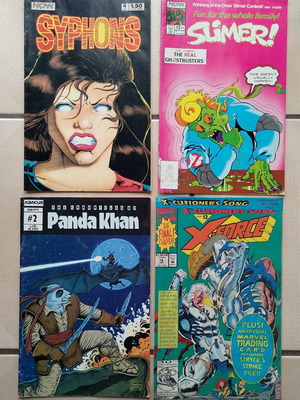 American comics set of four like new, 80s-90s