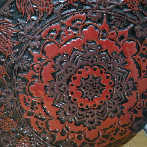 Vase with two sides like new