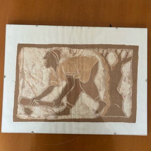 Vintage decorative painting used